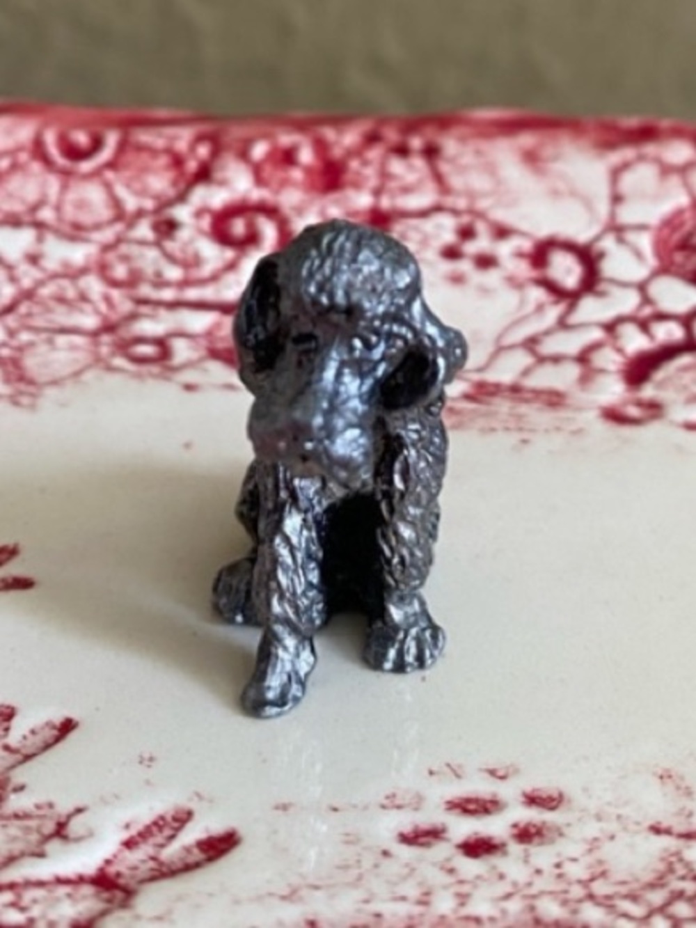 🩶Vintage🩶Pewter Miniature Puppy Figurine - Picture 5 of 14